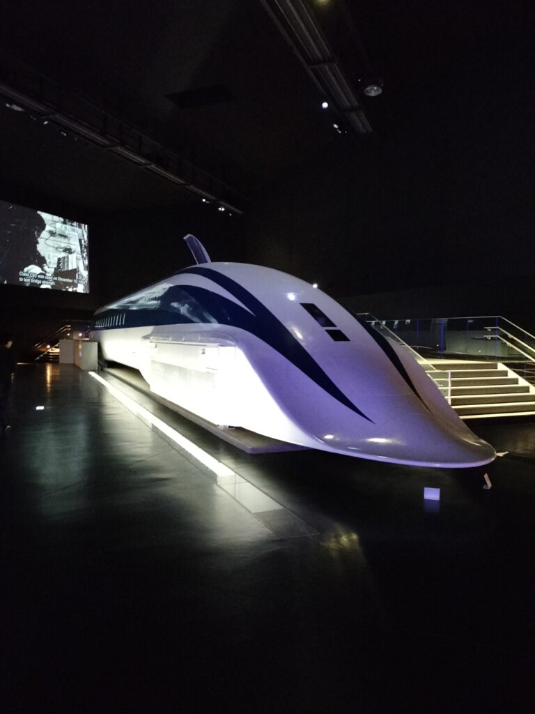 One of the most advanced Shinkansen trains with a "flattened nose".