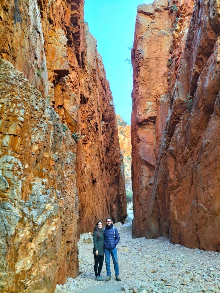 Tiziano and Claudia at Standley Chasm.