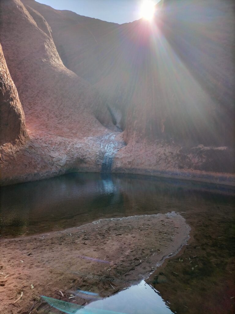 View of Mutitjulu Waterhole.