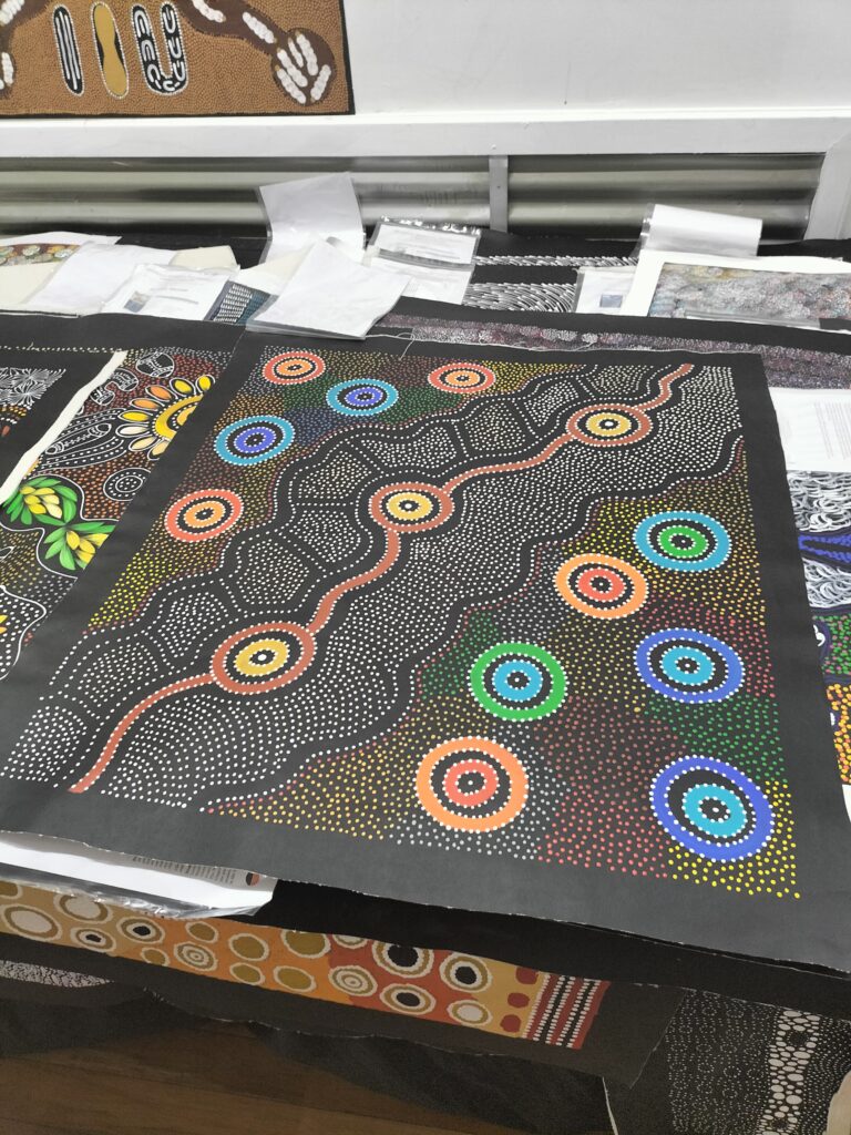 Piece of aboriginal art.