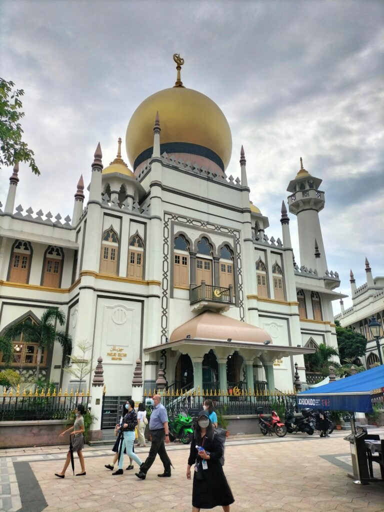 The impressive Sultan Mosque in Arab Street.