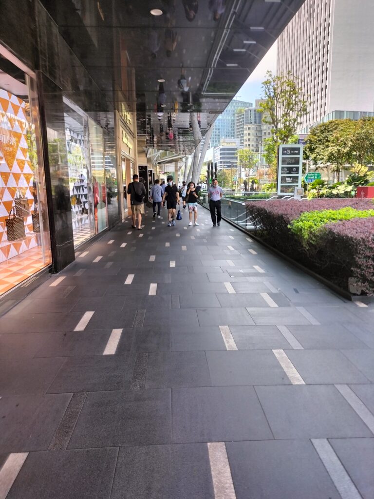 People in Orchard Road.