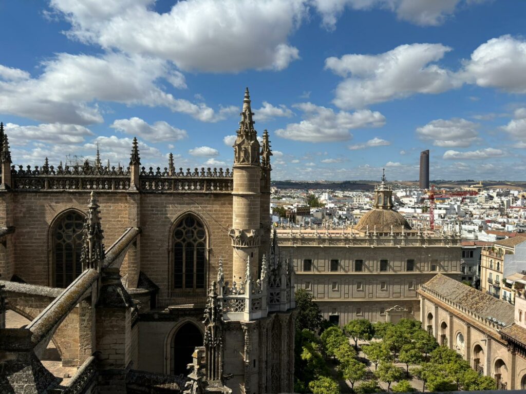 Panoramic view from the top of the Giralda.