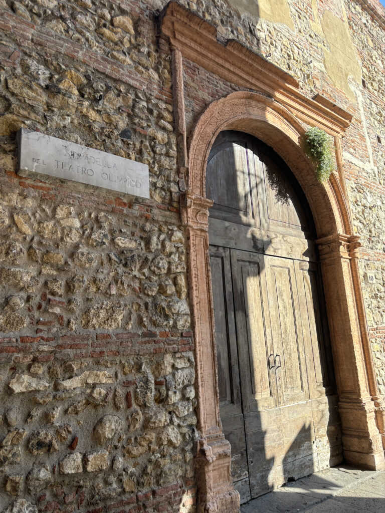 Door close to Teatro Olimpico