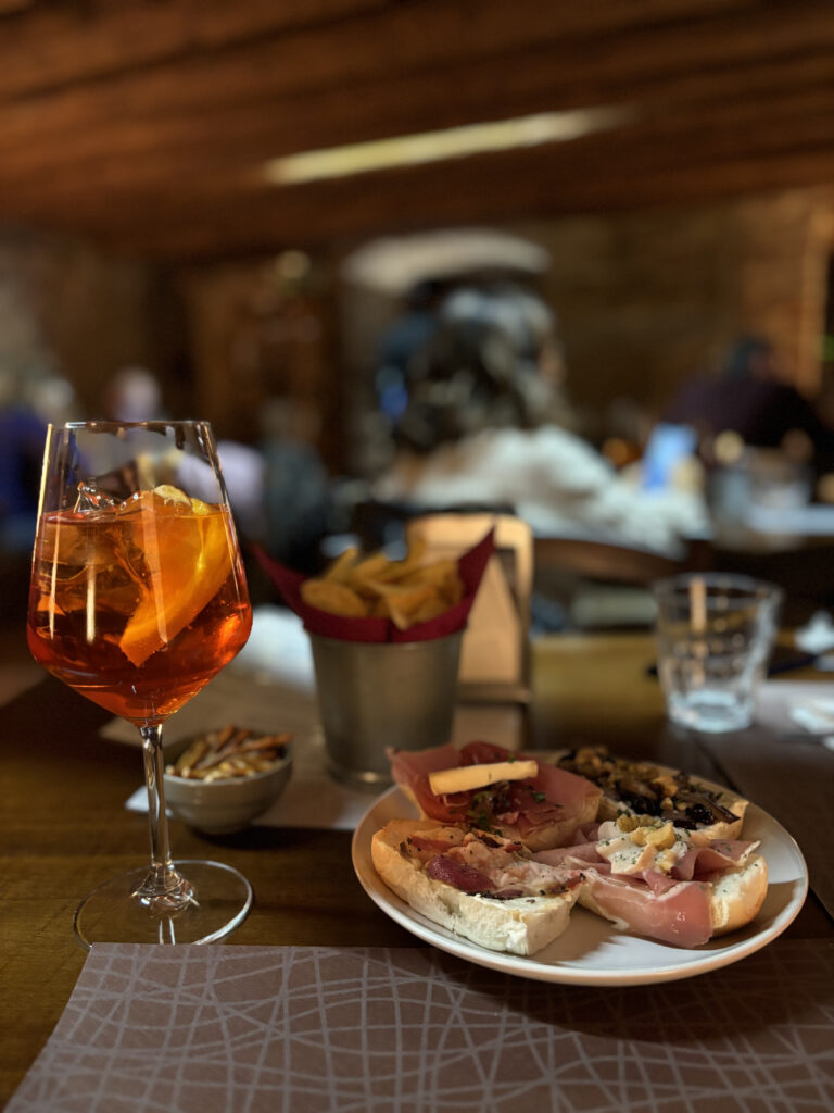 Typical Spritz with some spunciottis.