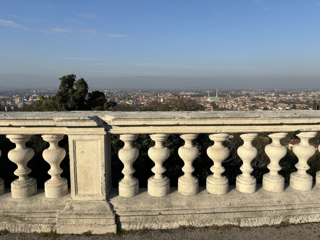 The Santuario di Monte Berico panoramic view.