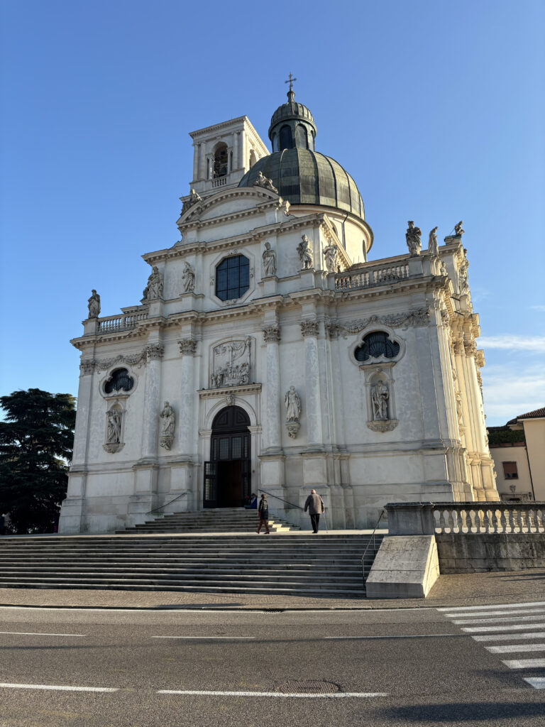 The Santuario di Monte Berico from outside.