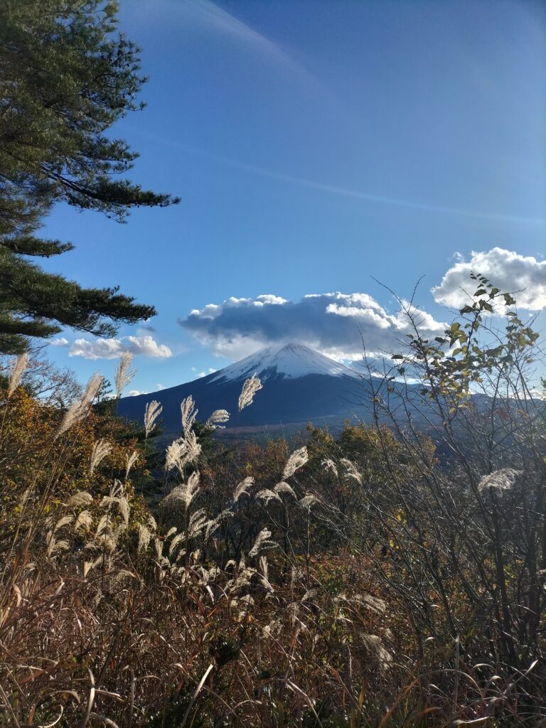 Mt.Fuji from the top of Mt. Kachikachi.